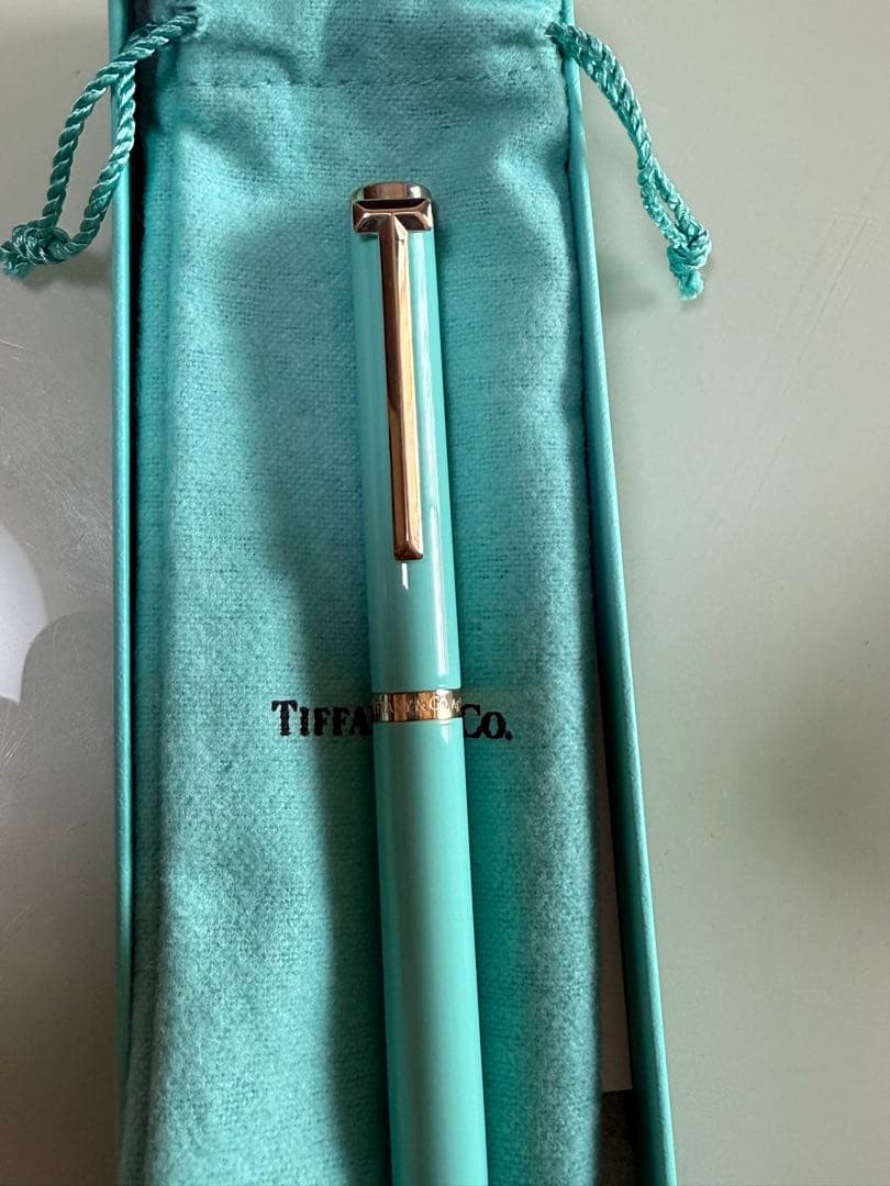 【未使用に近い】ティファニー ボールペン Tクリップ