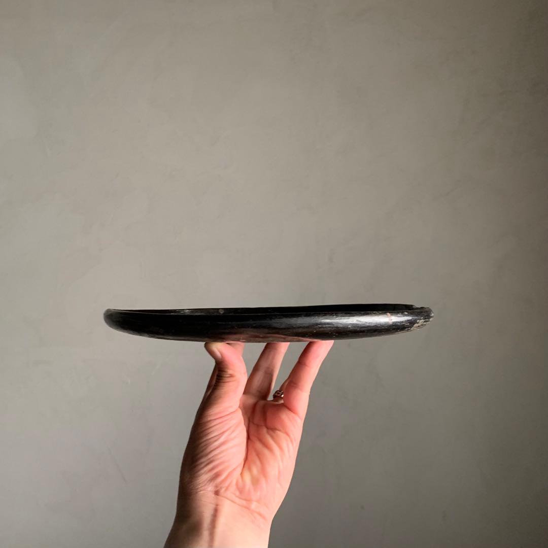 朽木塗 盆 枯れ盆 朽木盆 古道具 古美術 アンティーク 枯れ盆 やつれ盆