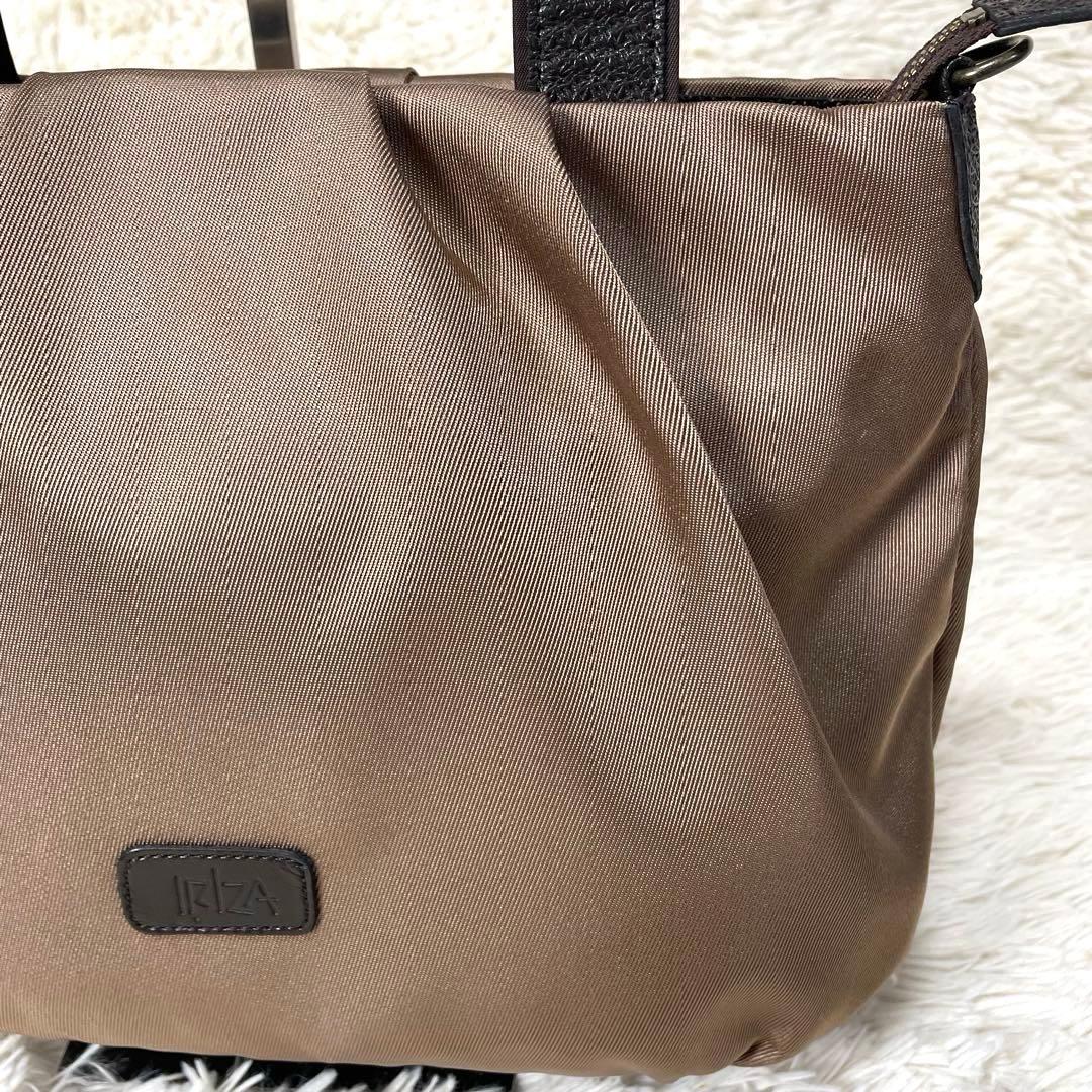 【美品】 IBIZA 2wayショルダーバッグ ベージュ　ポンパ　イビサ