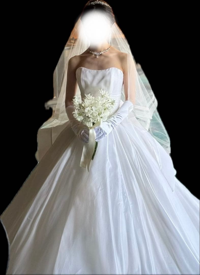 ショートベール TAKAMIBRIDAL ダブルホースヘアベール