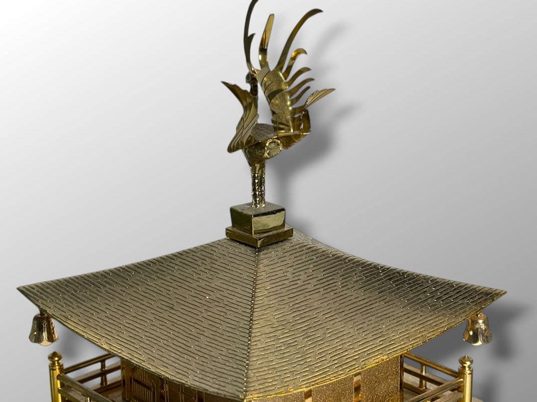 #金閣寺 真鍮製モデル ミニチュア　S-12