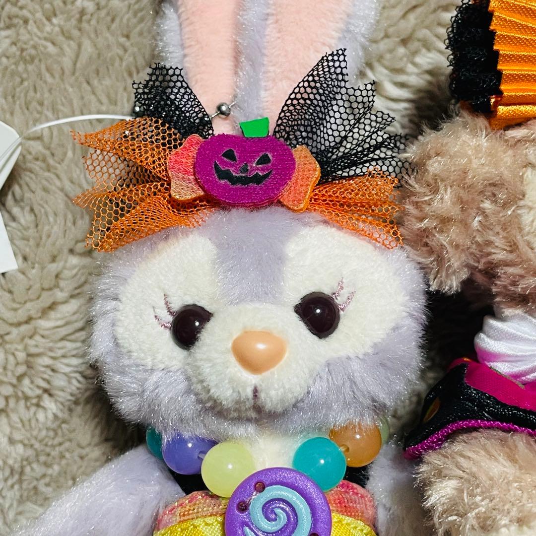 新品未使用タグ付【Disney】ぬいぐるみバッチシェリーメイステラルーハロウィン