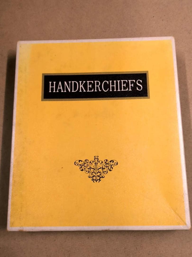 未使用・昭和レトロ ハンカチセット オーム Pet ウサギ&犬 日本空港ビル