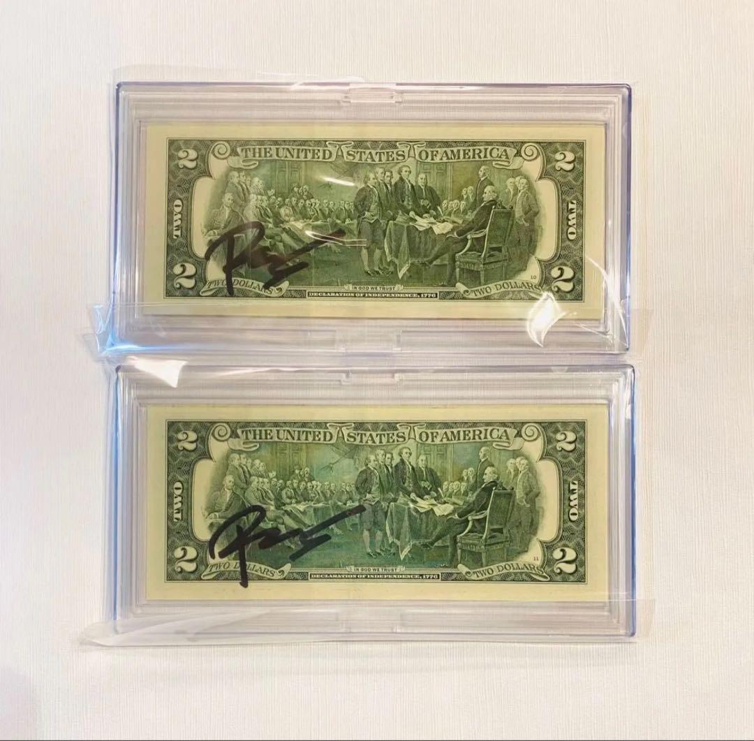 大谷翔平　米国＄2札 Rency Banksy 世界限定17枚　兜デザイン