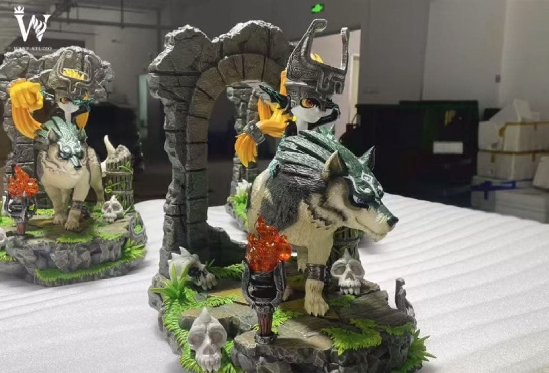 ゼルダの伝説 Wake-STUDIO リンク ミドナ フィギュア