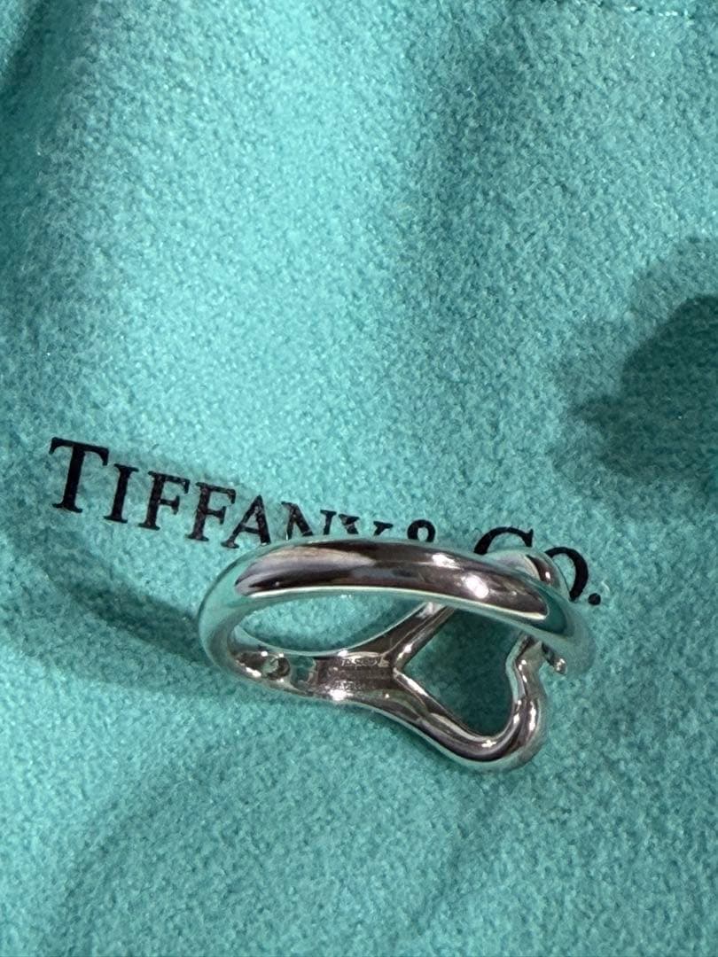 Tiffany&Co. ティファニー　オープンハート　リング　シルバー　指輪