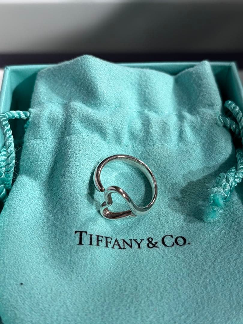 Tiffany&Co. ティファニー　オープンハート　リング　シルバー　指輪