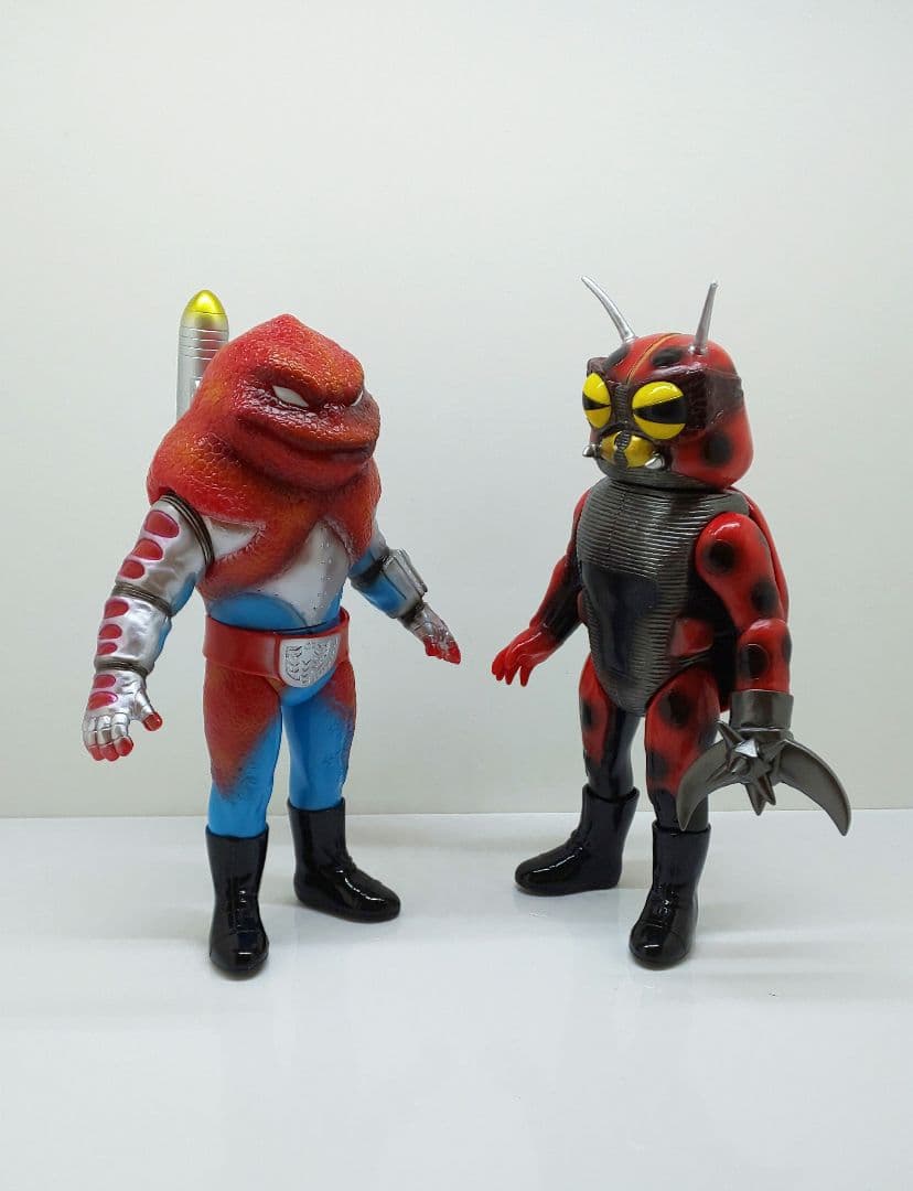 仮面ライダーV3✨風見志郎vsデストロン怪人◆東映レトロソフビコレクション★☆