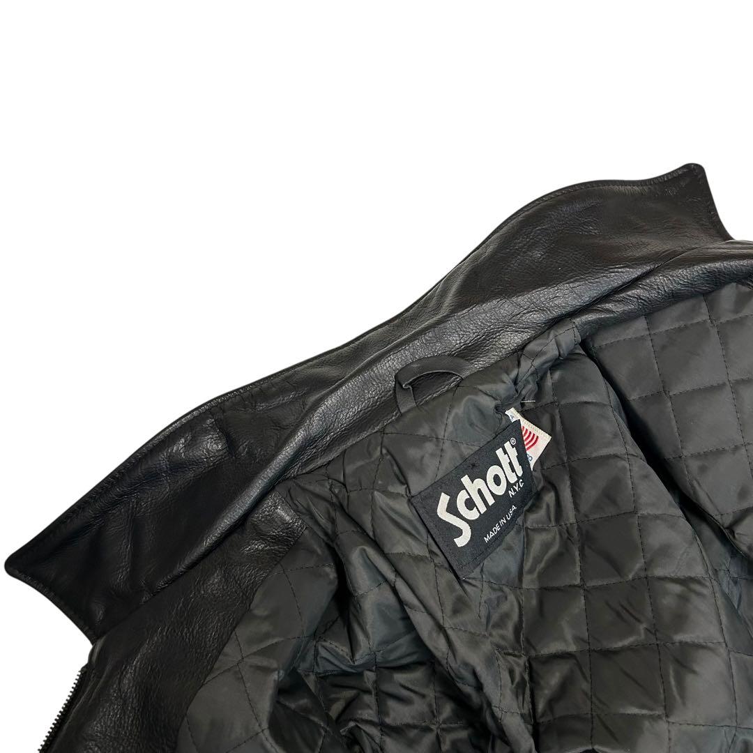Schott トラッカージャケット 634 USA製 38 シングルライダース