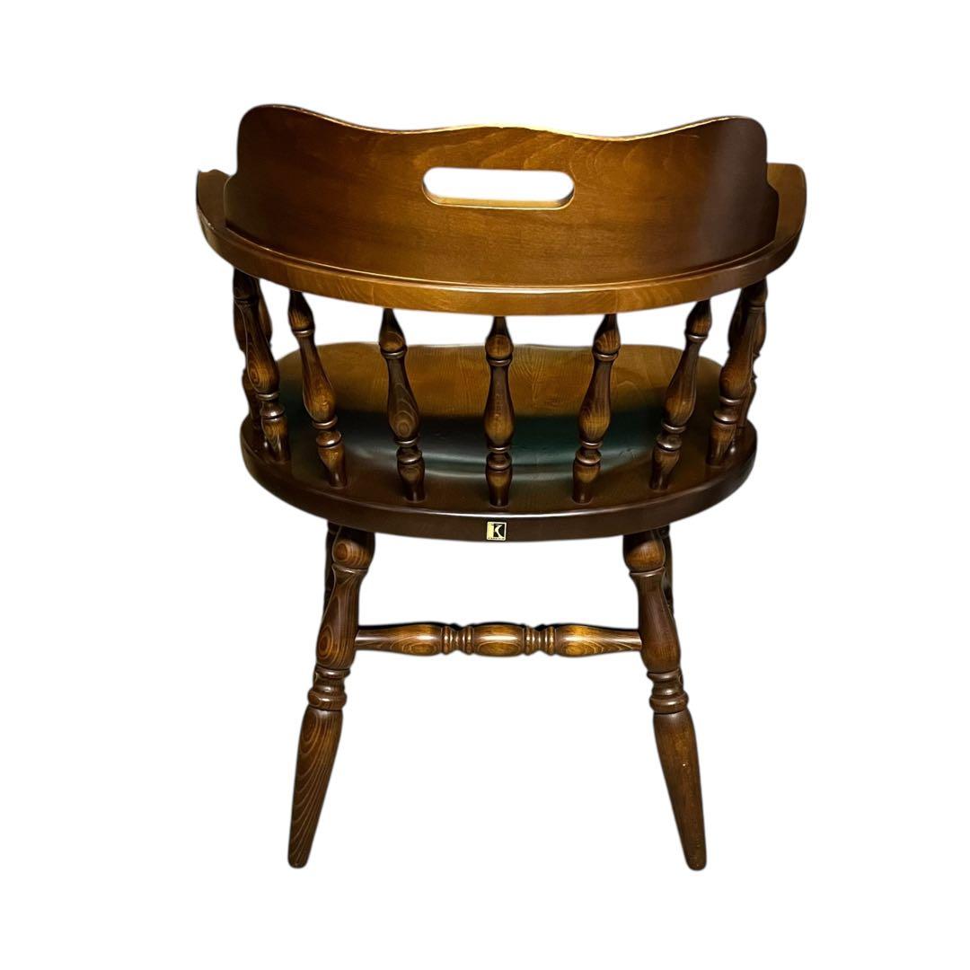 【送料無料】飛騨産業 キツツキ ウィンザーチェア アームチェア アンティーク ④