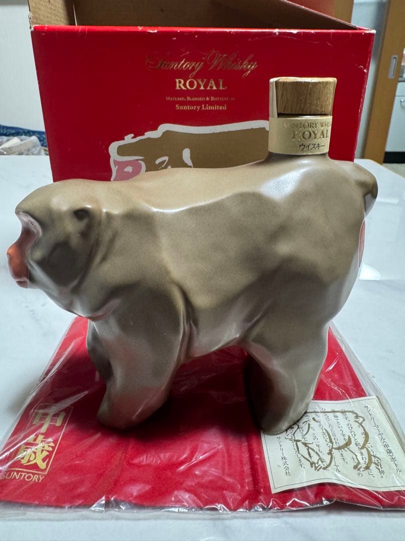 Suntory  猿型ウイスキーボトル