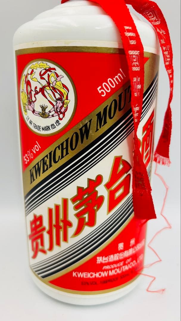 未開栓 貴州茅台酒 2007 500ml 53度 天女ラベル 重さ 813g