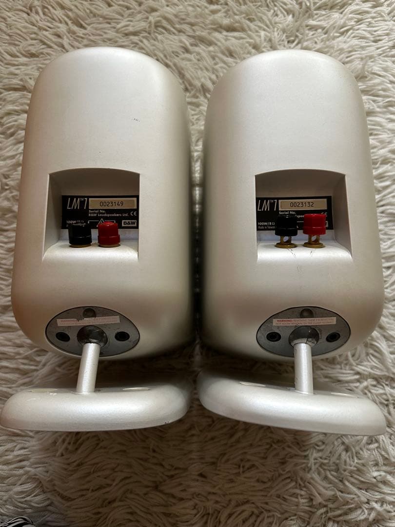 B&W ホワイト スピーカー LM-1コンパクト