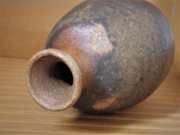 未使用★大桐大《師：原田拾六》★【窯変】備前徳利