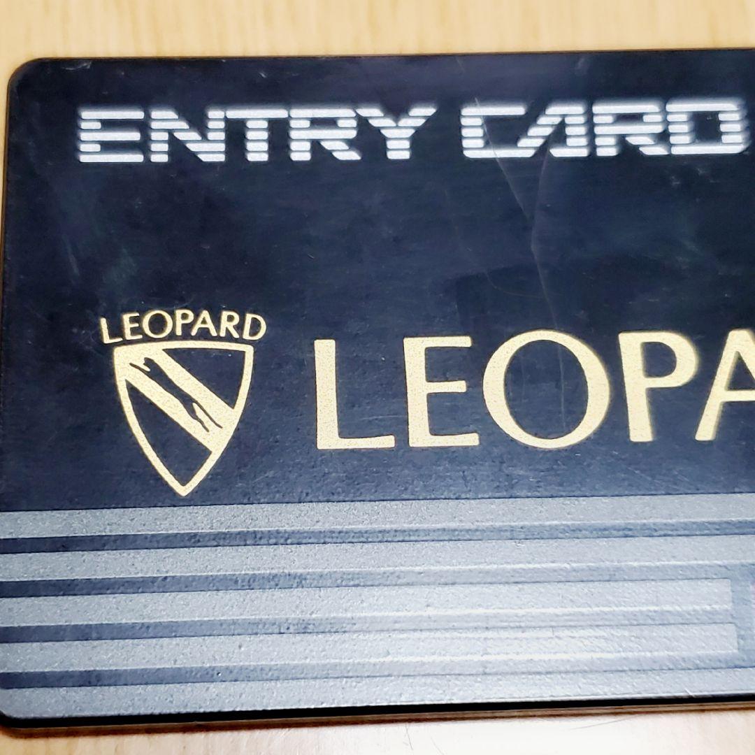LEOPARD Ｆ31 後期 アルティマ エントリーカード NISSAN