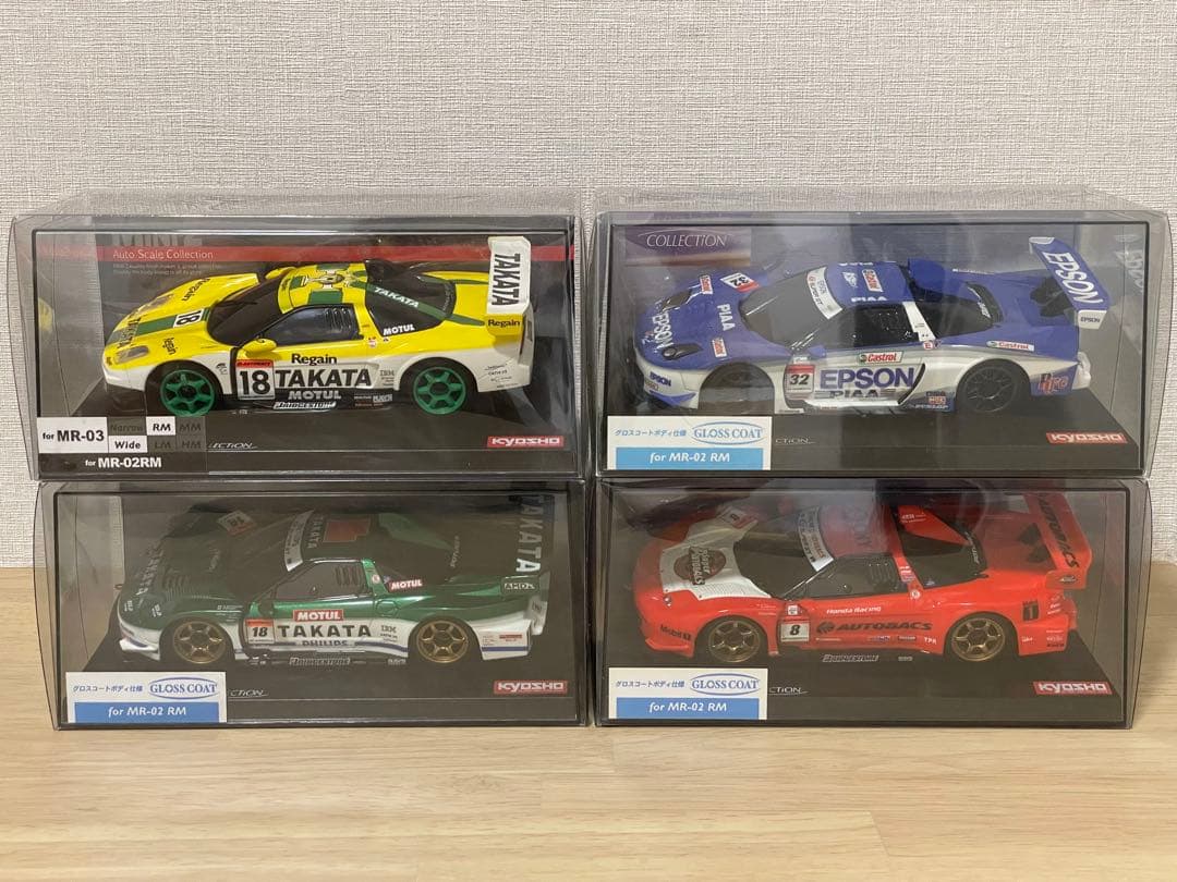 京商 ミニッツ NSX GT500 4台セット　オートスケールコレクション