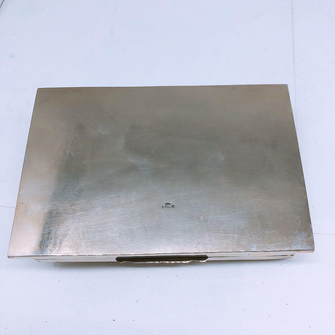 H*I様 象 刻印あり 小物入れ 金属製 工芸品 アンティーク 素材不明 中古品