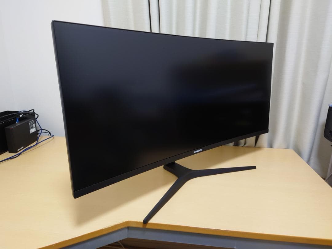 JN-IPSC34UWQHDR-C65W-H 34インチ ウルトラワイドモニター