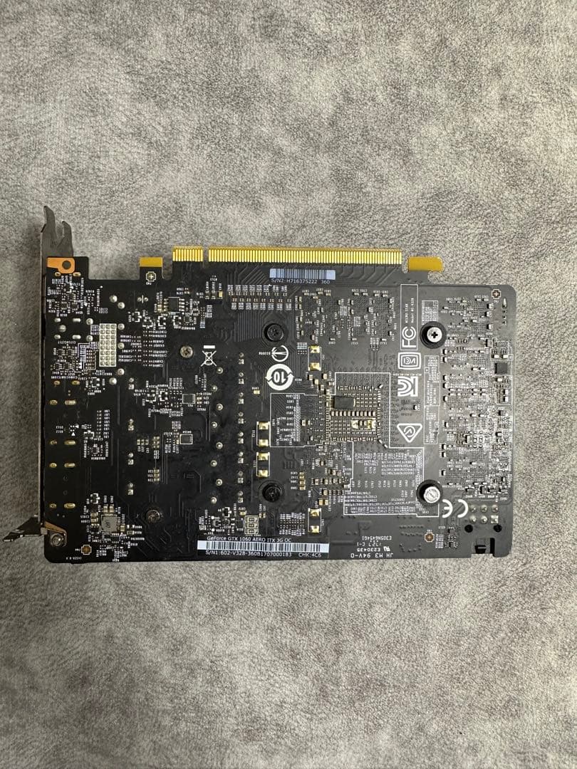 グラフィックボード・グラボ・ビデオカード GeForce RTX 1060 AERO ITX 3GB