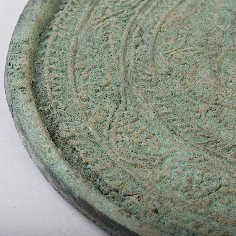 中国　古銅青銅　饕餮文　銅鏡　古鏡　C　R9101