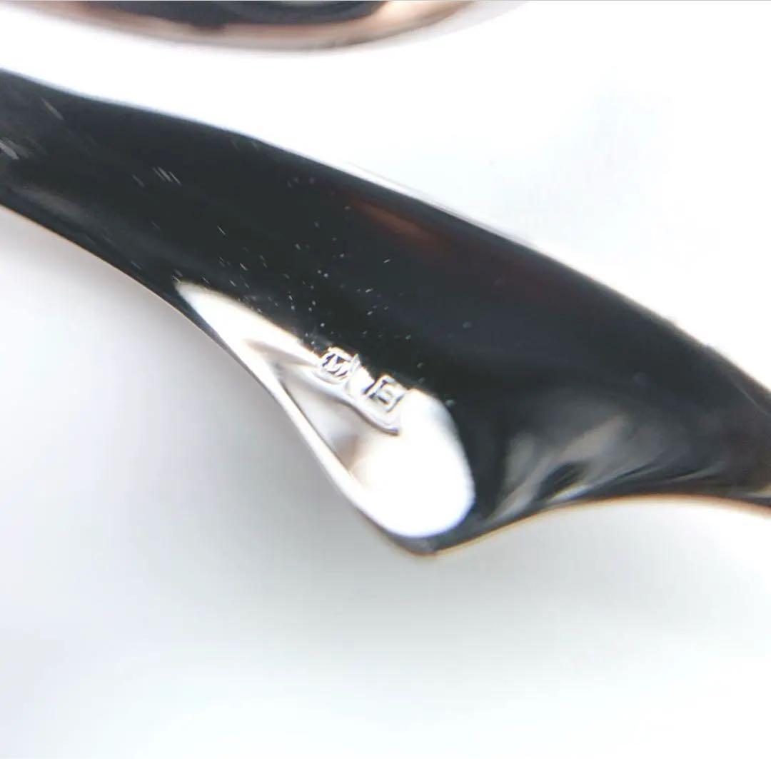 箱付き　MIKIMOTO　ミキモト　シルバー　ブローチ　リボン　りぼん