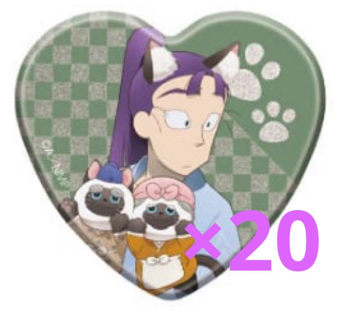 忍たま乱太郎　ナンジャタウン　開幕！“忍”形劇の段　ハート型缶バッジ　立花仙蔵