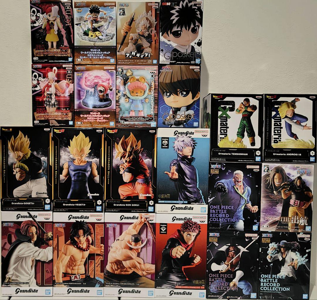 ワンピース、ドラゴンボール、呪術廻戦　他フィギュア22個セット