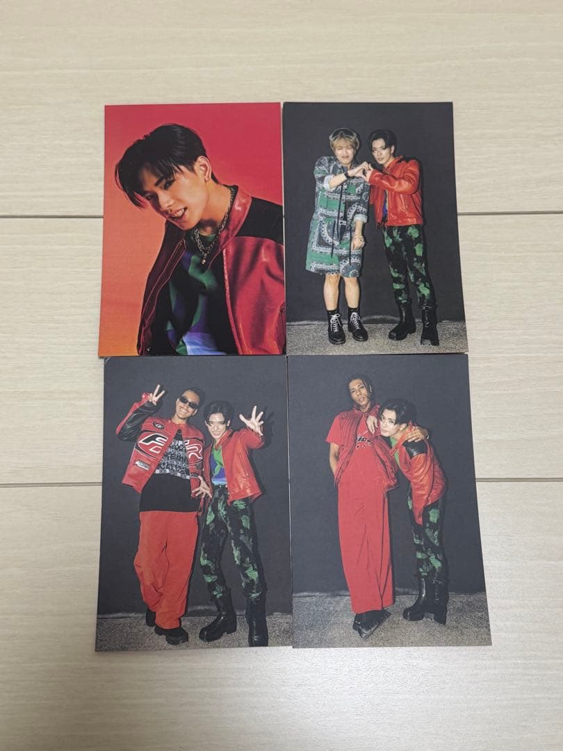 小波津志　フォトカードセット　4枚