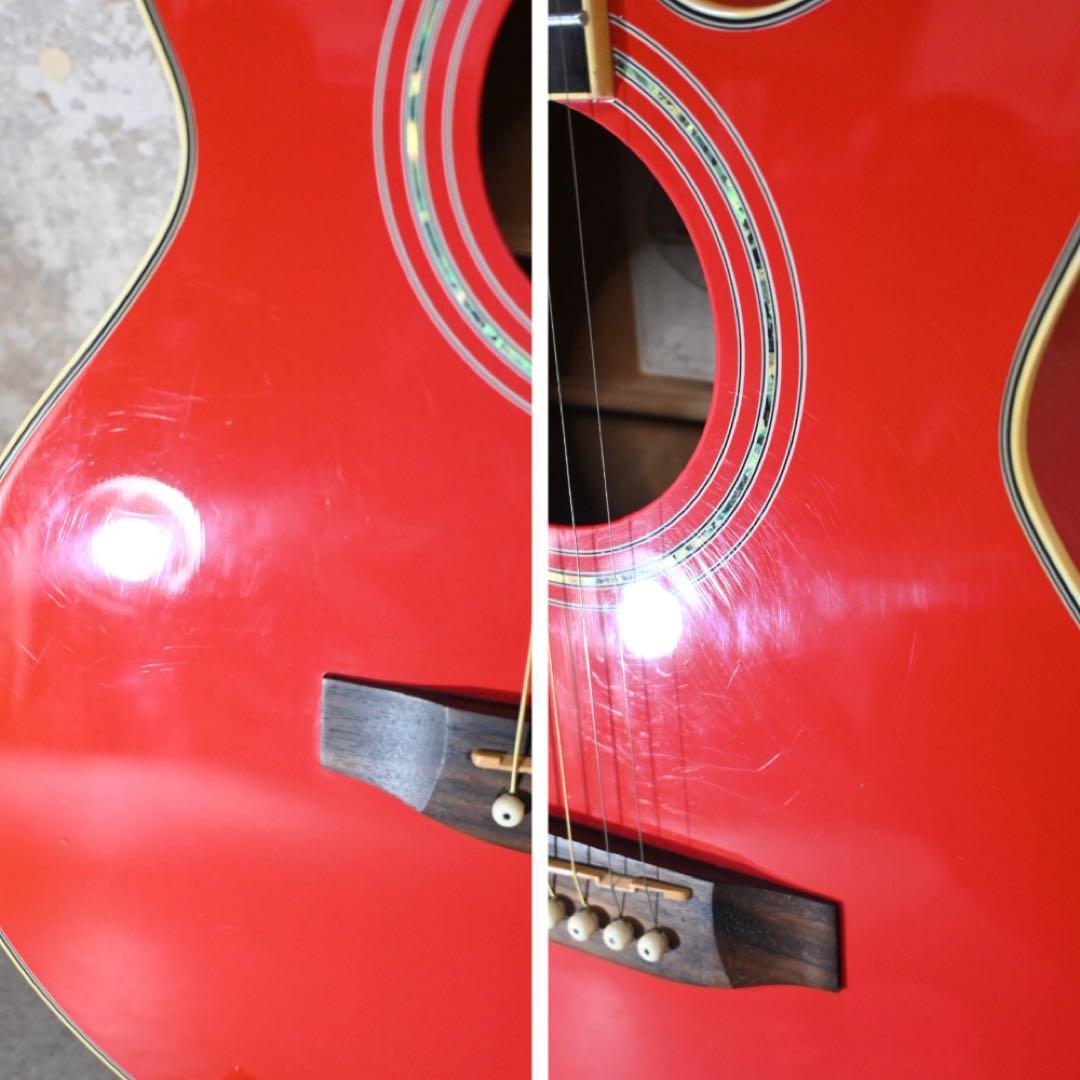 【整備済み】Stafford SF-180-RD スタッフォード 赤ギター