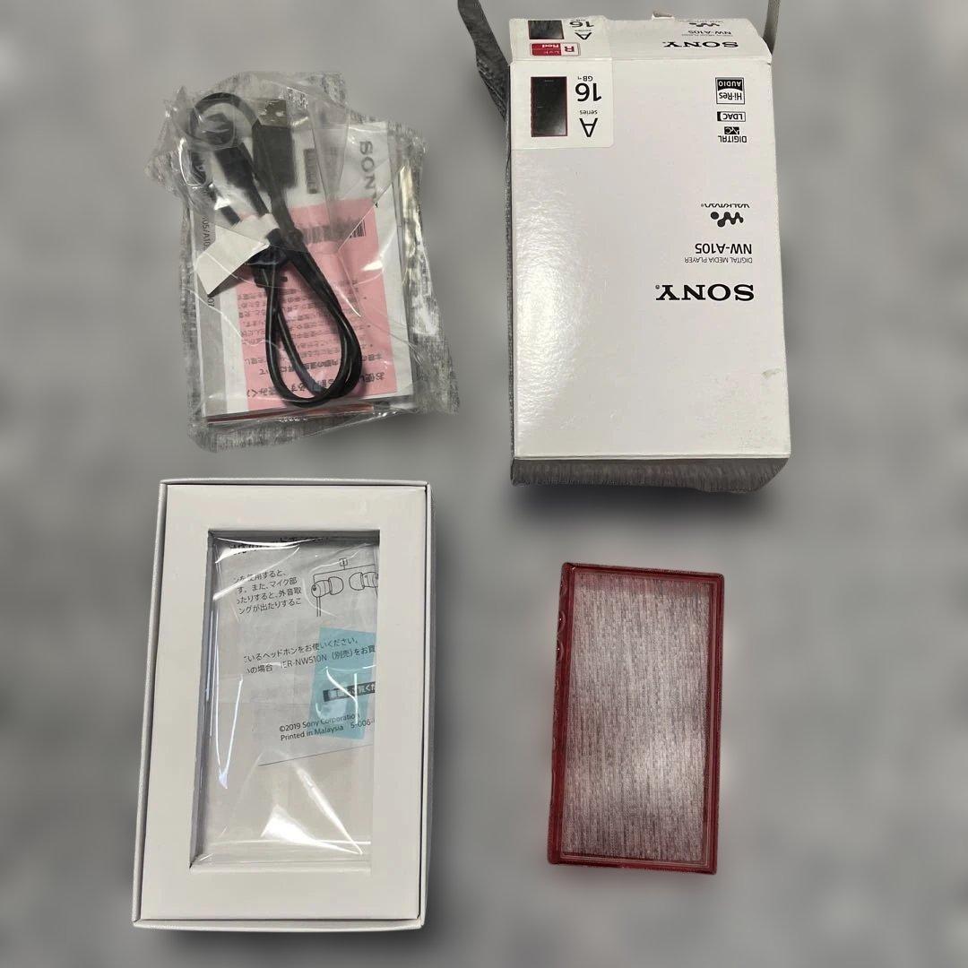 ソニー ウォークマン 16GB Aシリーズ NW-A105赤