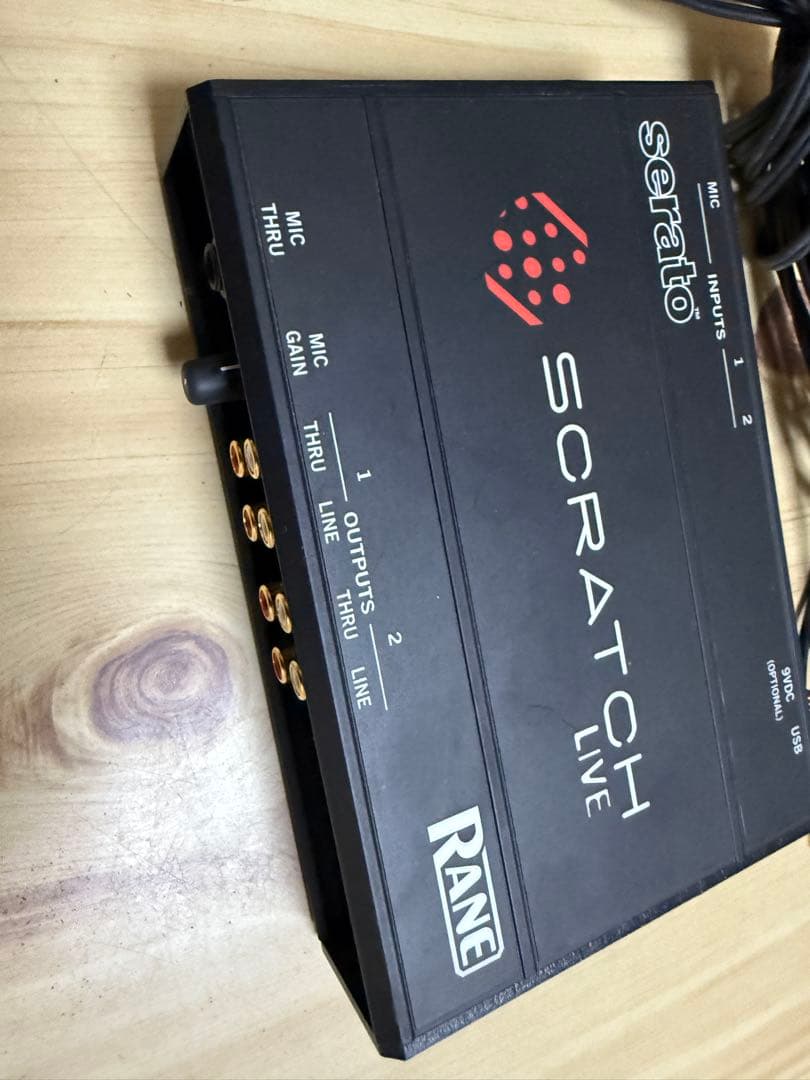 Rane Scratch Live DJインターフェース　初期　スクラッチライブ