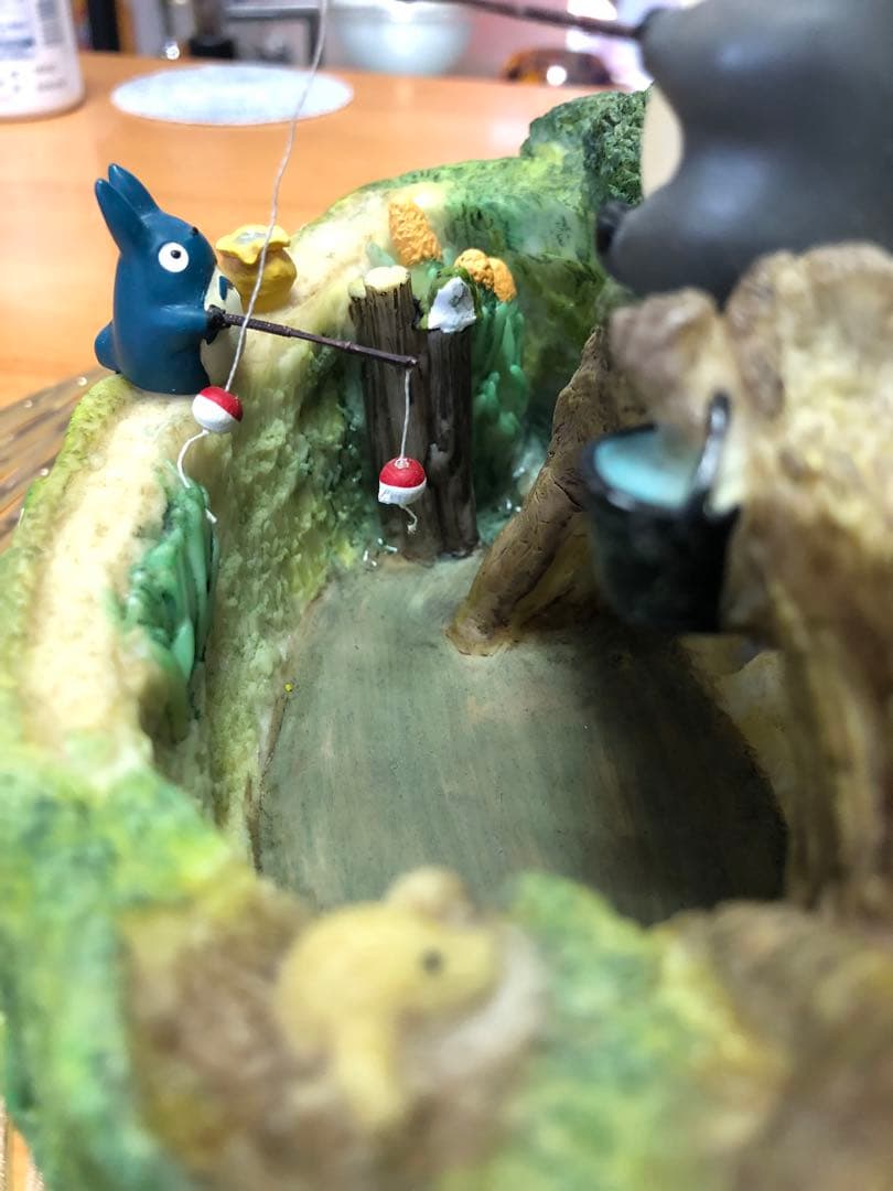 ジブリ となりのトトロ ミニウォーターガーデン 釣りに行こう (ジャンク扱い)