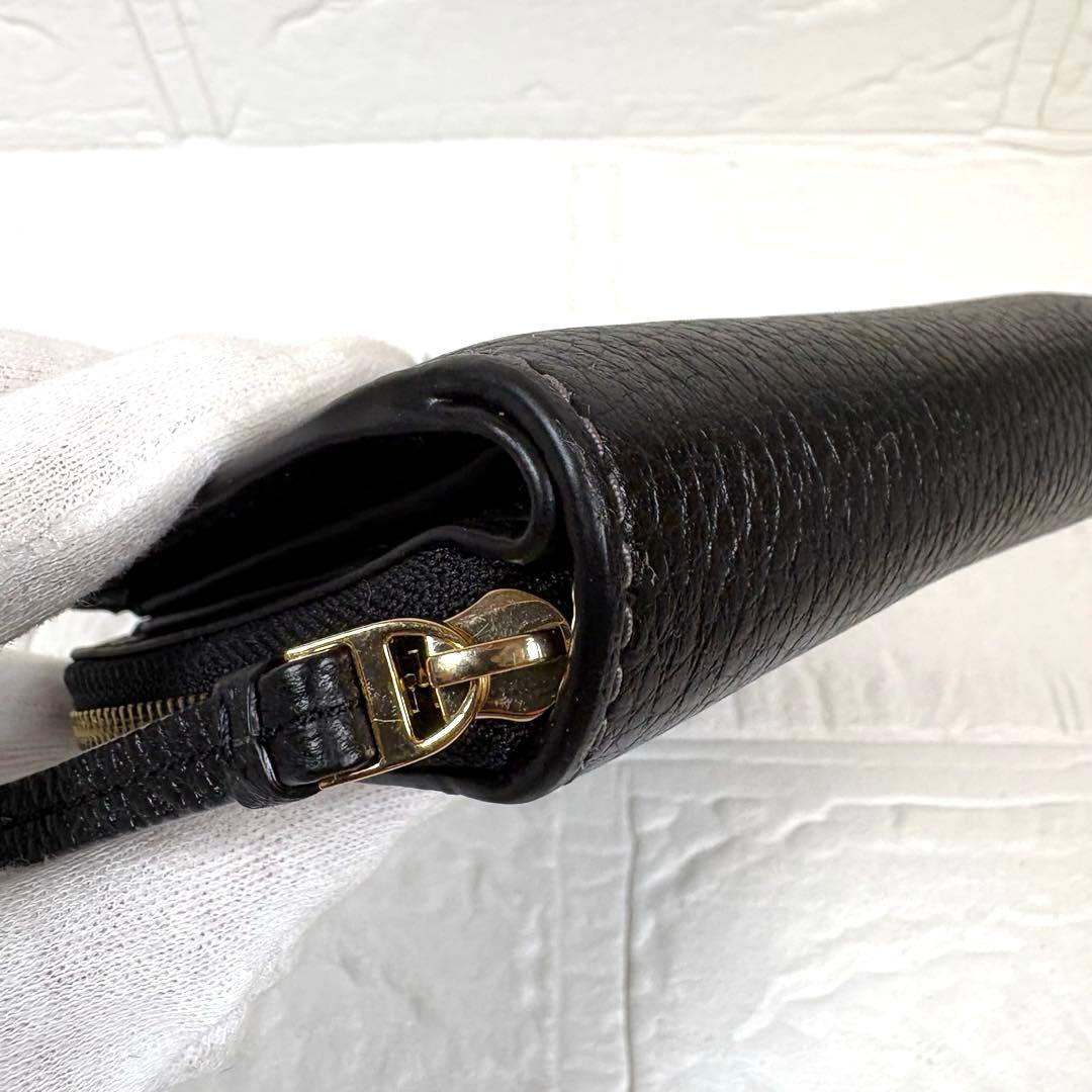 トリーバーチ TORY BURCH ラウンドファスナー折り財布 ブラック