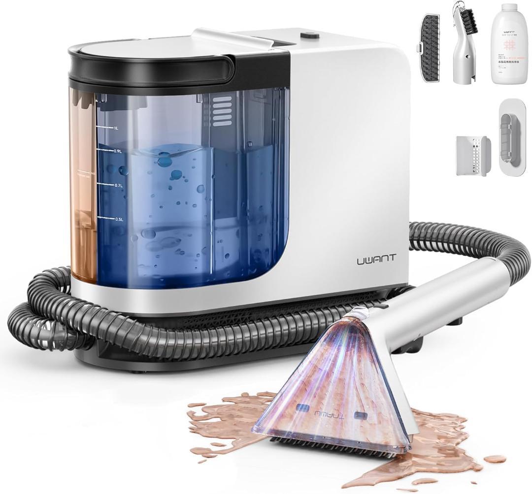 【新品】布洗浄機 12KPa 強力吸引力 2-in-1 大容量水タンク電動洗浄機