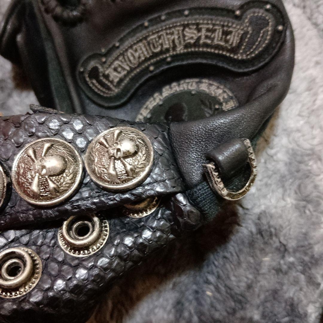 Roen 09SS フィンガーレスレザーグローブ 手袋 ブラック