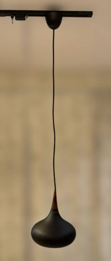 フリッツ•ハンセン オリエント ペンダントランプ ブラック/ローズウッド P1