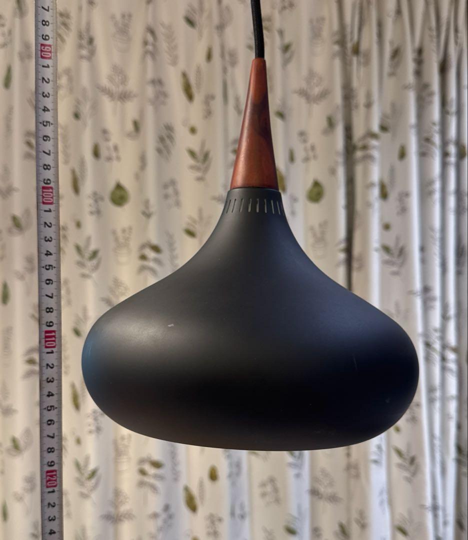 フリッツ•ハンセン オリエント ペンダントランプ ブラック/ローズウッド P1
