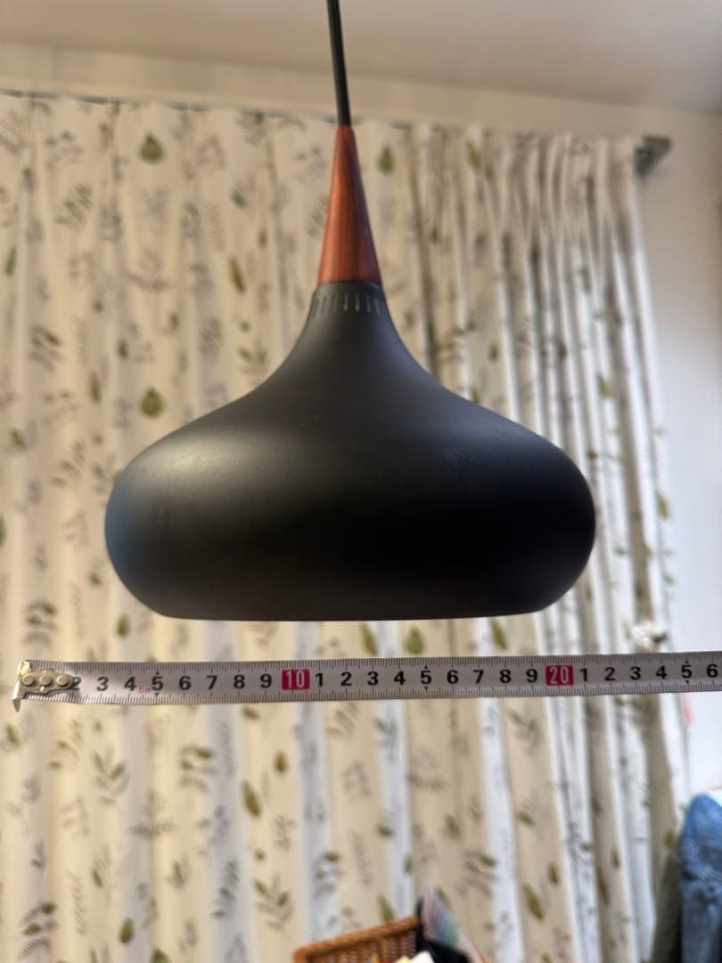 フリッツ•ハンセン オリエント ペンダントランプ ブラック/ローズウッド P1