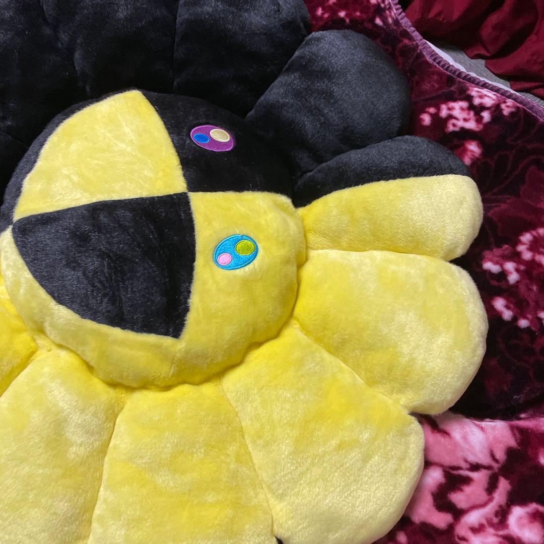 【1m大盤】村上隆TM × ヒカルHIKARU フラワークッション