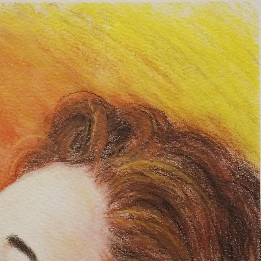 小林幸子 肖像画 M.Fujii 13/100 リトグラフ 額装 美術品No.2