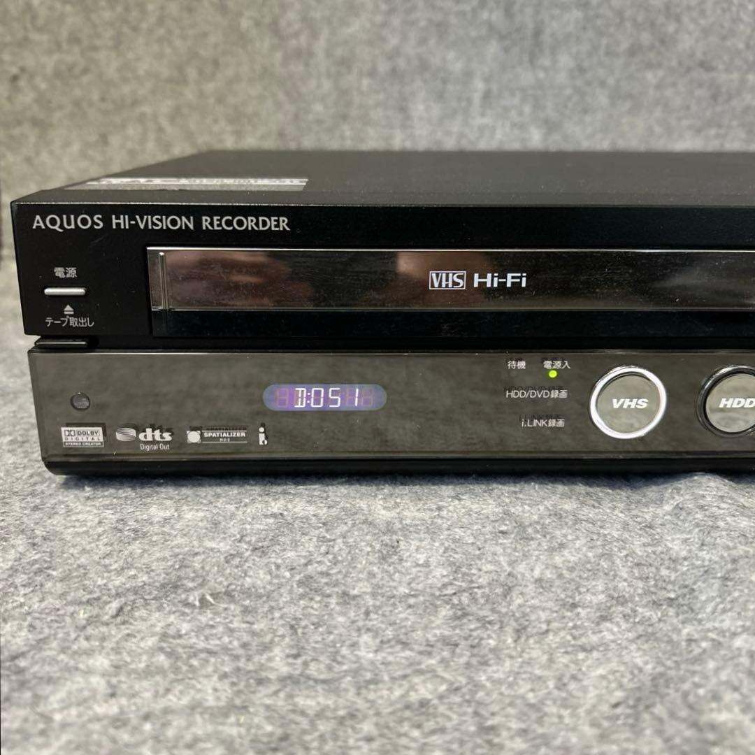 【HDD/DVD/VHS】SHARP AQUOS DV-ACV52