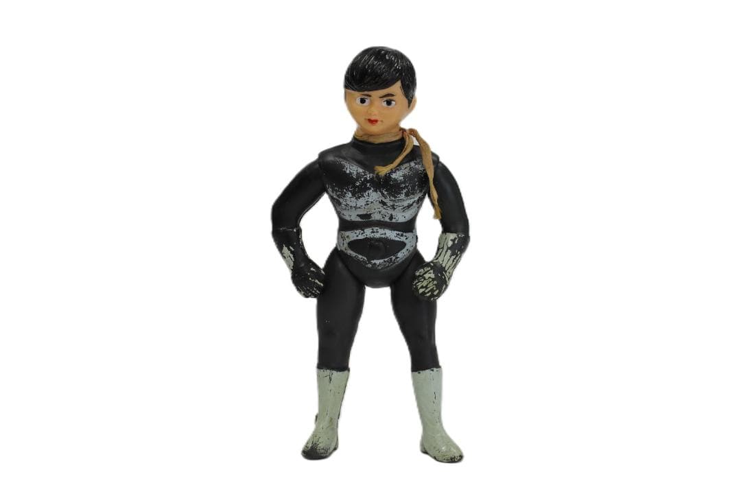 当時物 ソフビ 無版権 仮面ライダー1号 フィギュア