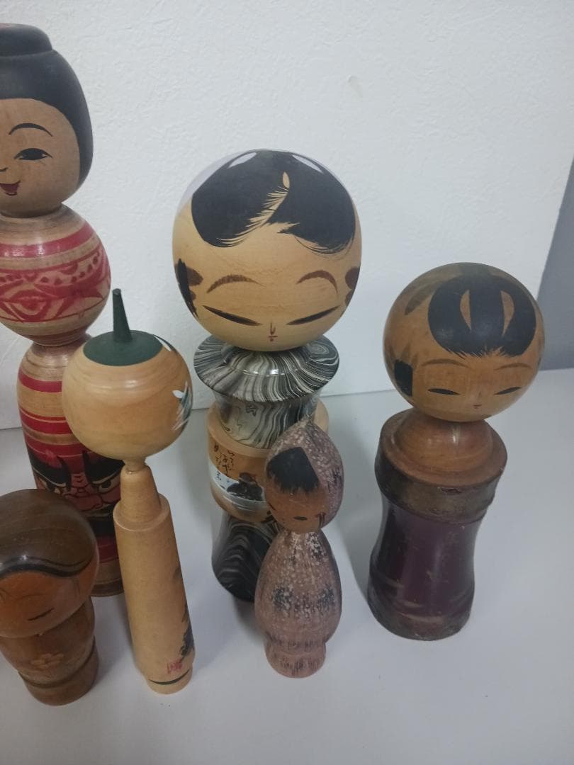 こけし 15本まとめ売り 大きさ多数 日本人形 伝統工芸品 貴重 レア