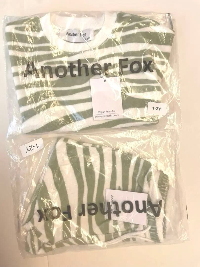 (新品未使用) Another Fox タイガー テリー セットアップ 1-2Y