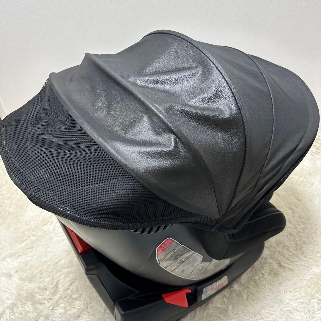 美品　西松屋　マムズキャリー ターンレジェFIX グレー チャイルドシート