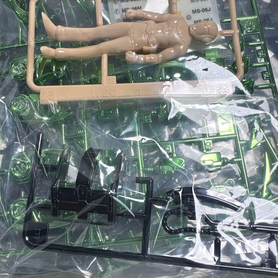 未組立MG1/100MS-06FザクIIコーティングバージョン箱汚れあり