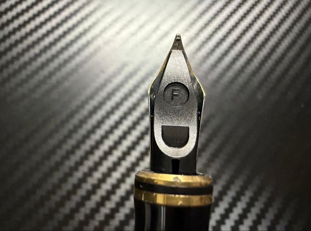 美品 パーカー デュオフォールド マーブルブルー F インターナショナル 万年筆