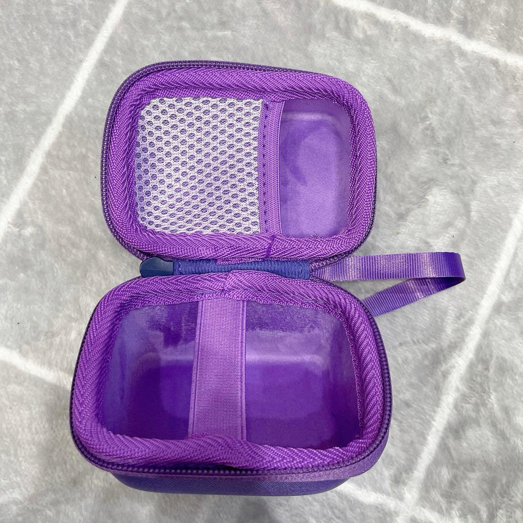 人気‼️美品✨タカラトミー「とびだせ！きゅーびっつ」用収納ケース　パープル