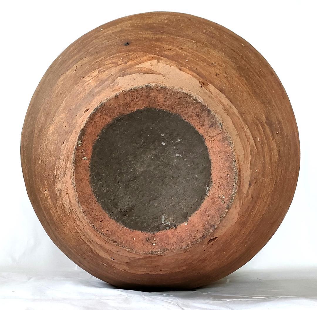 甕 素焼き スズメ蜂の巣模様 エリー242