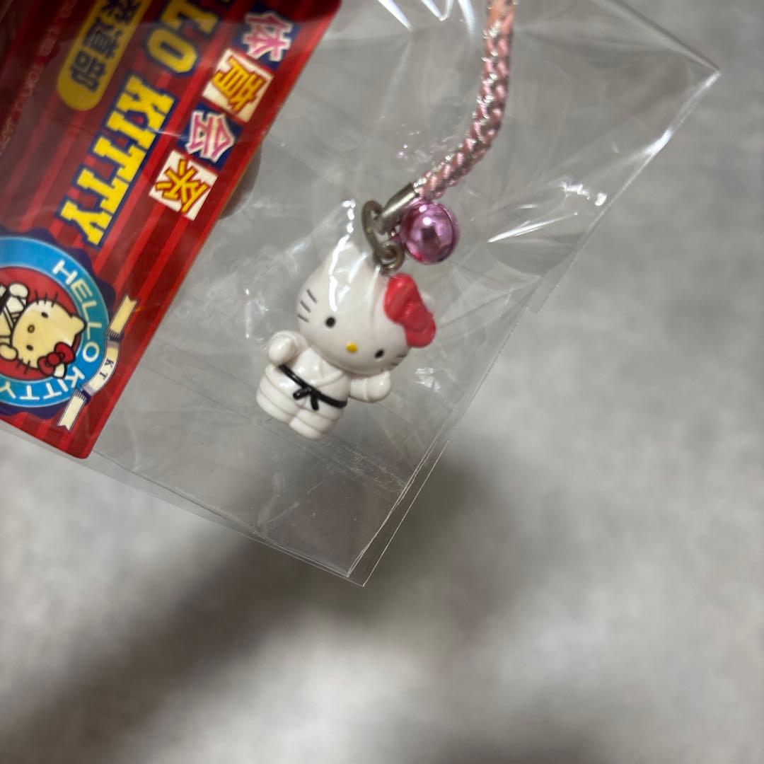 本日限定割引　ハローキティ ストラップ 激レア早い者勝ち！　柔道部　体育会系